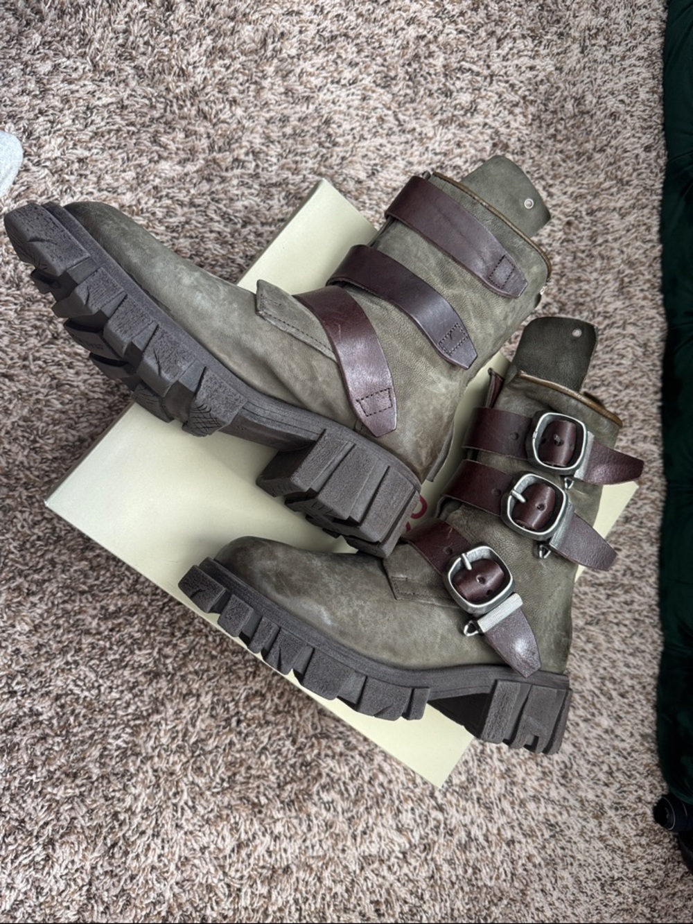 Hamish Boots- Green Jungle Print (EU 42) - Picture 6 of 6
